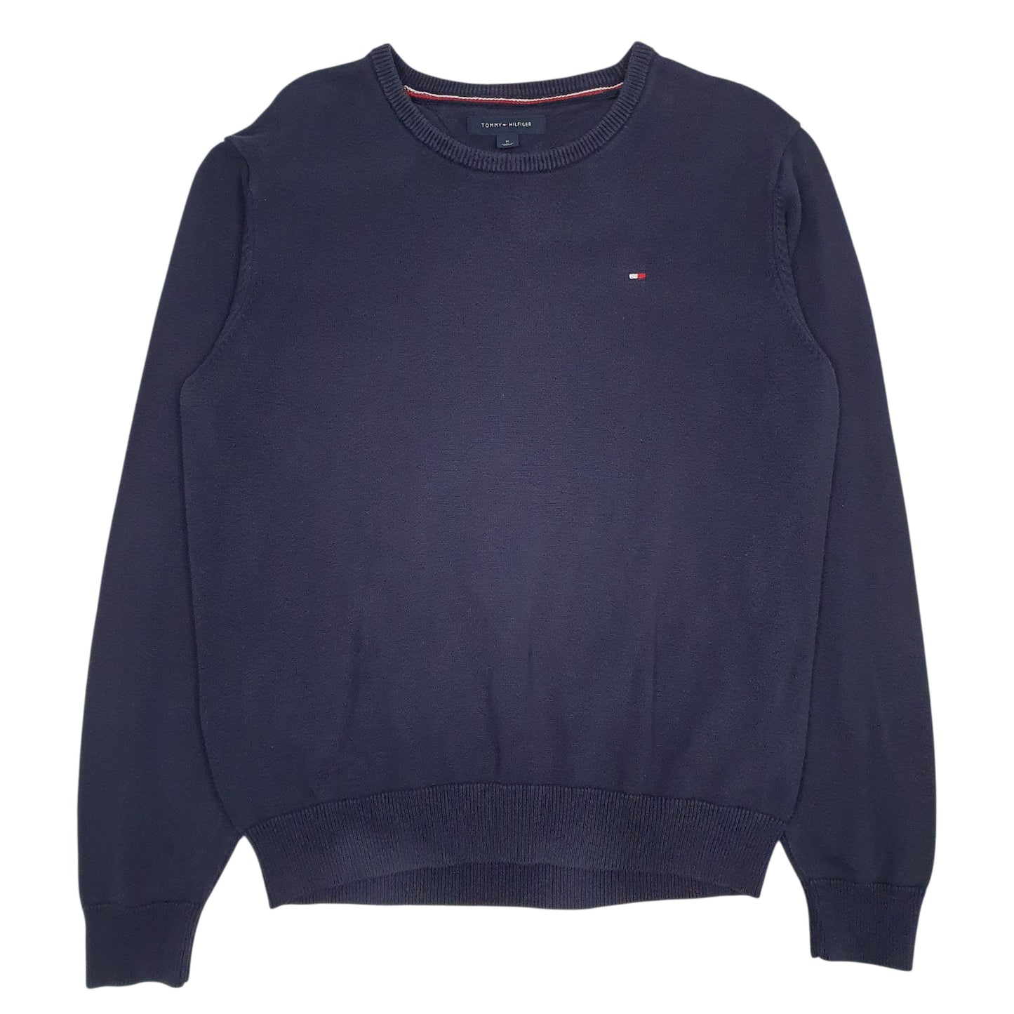 Mens Navy Tommy Hilfiger  Crewneck Jumper