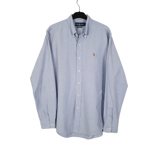 Mens Blue Ralph Lauren  Long Sleeve Shirt