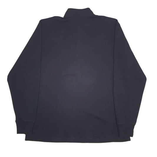 Mens Black Carhartt Lightweight Quarter Zip Jumper