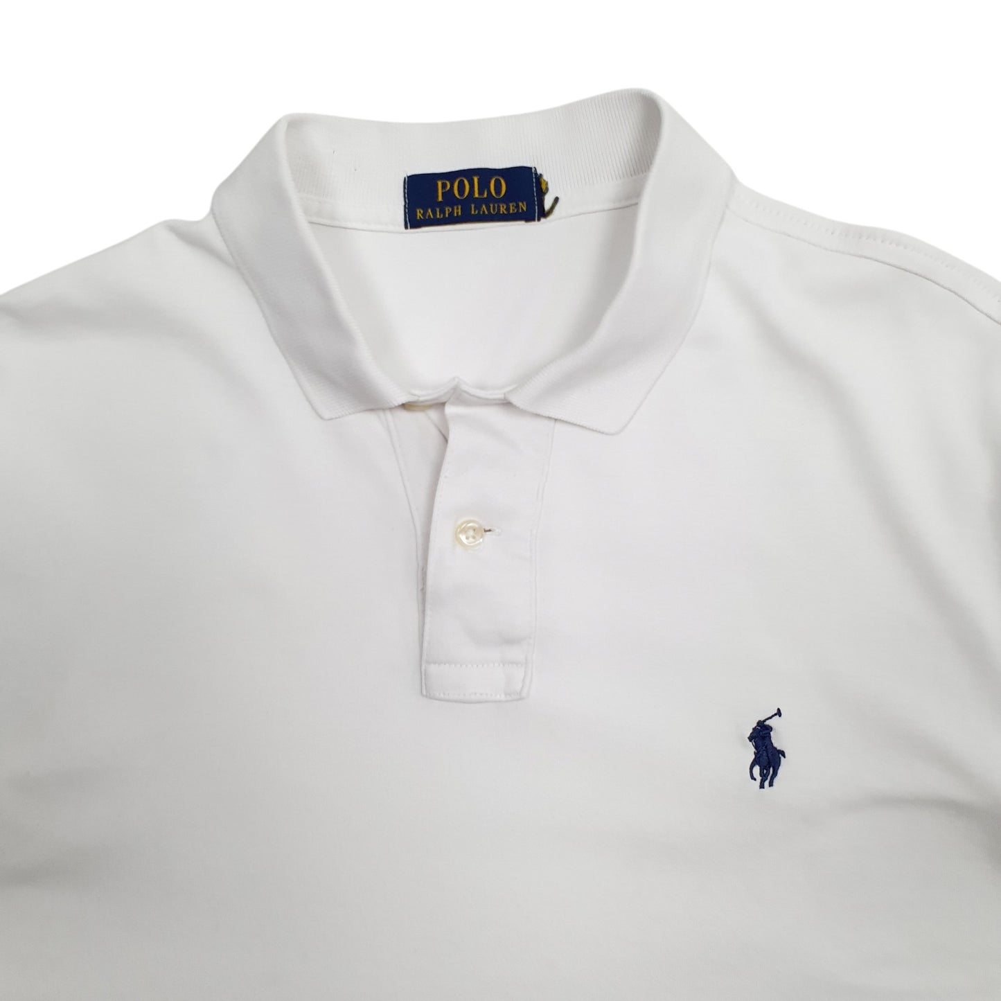 Mens White Polo Ralph Lauren   Polo Shirt