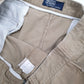 Mens Beige Polo Ralph Lauren Vintage 80s Made In USA  Trousers
