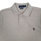 Mens Beige Polo Ralph Lauren Custom Fit  Polo Shirt