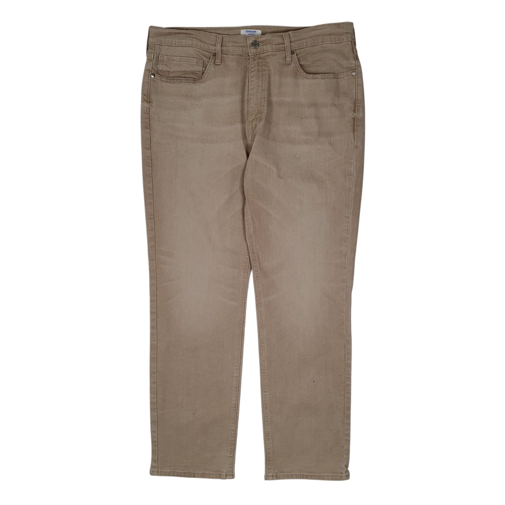 Mens Beige Levis Athletic Denizen JeansW36 L32