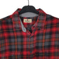 Mens Red Woolrich Thick Flannel Plaid  Shirt