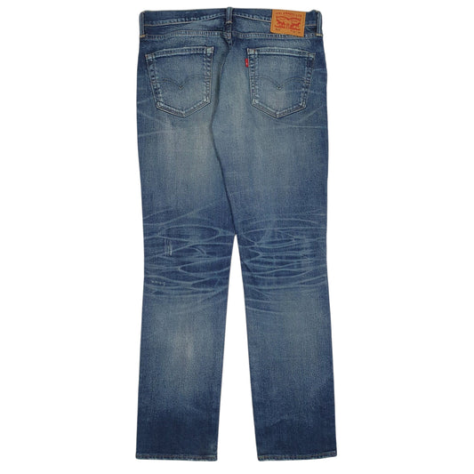Mens Blue Levis Distressed Made In Japan  Jeans