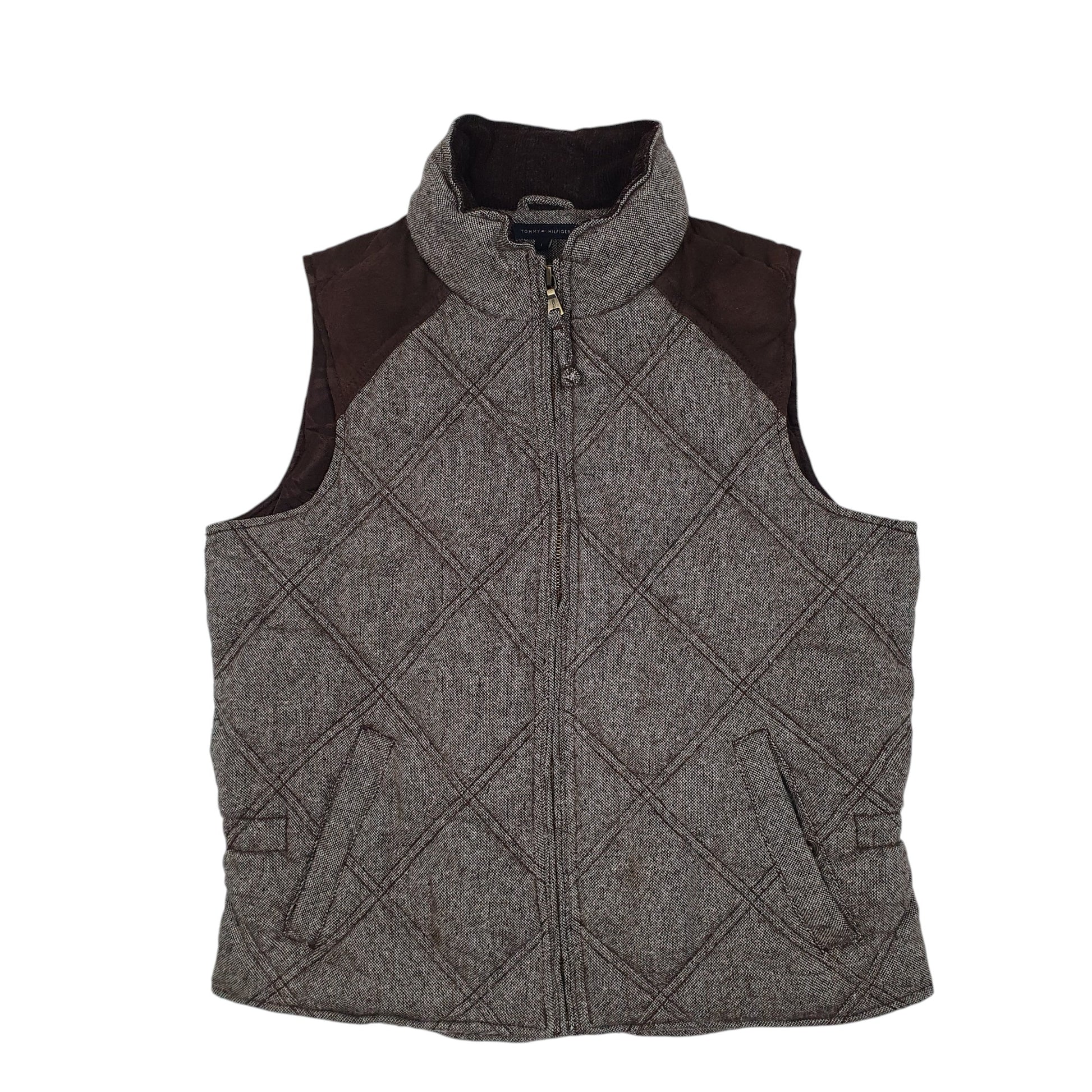 Womens Brown Tommy Hilfiger Padded Quilted  Coat