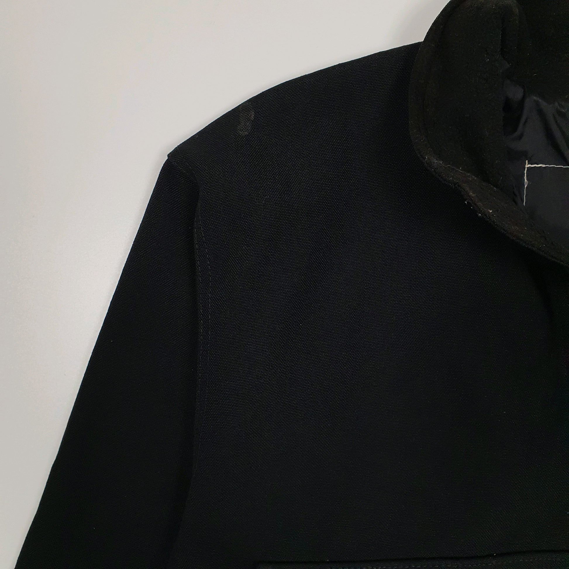 Mens Black Unbranded Pullover Hoodie Smock  Coat