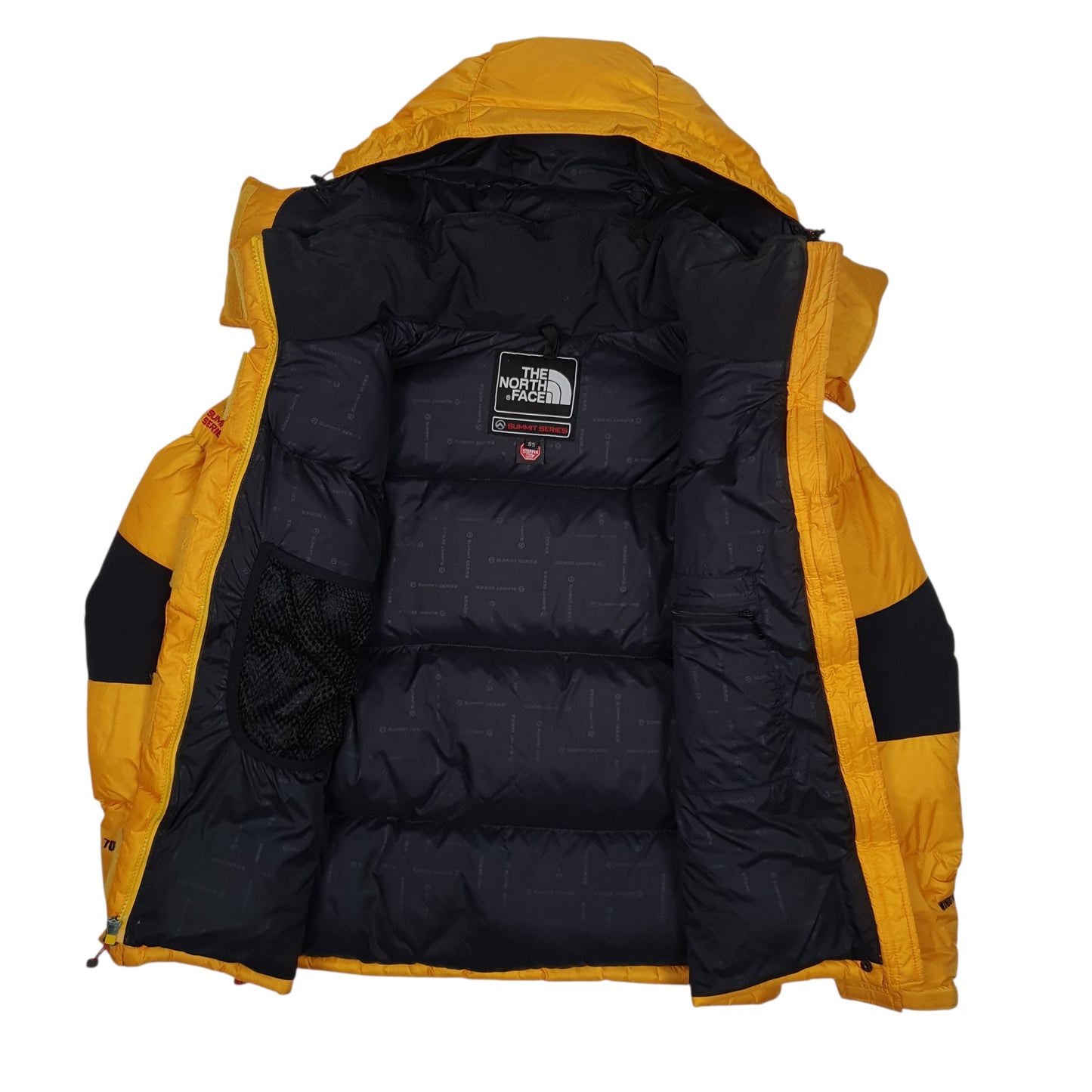 Womens Yellow The North Face Baltoro Summit Series  Coat