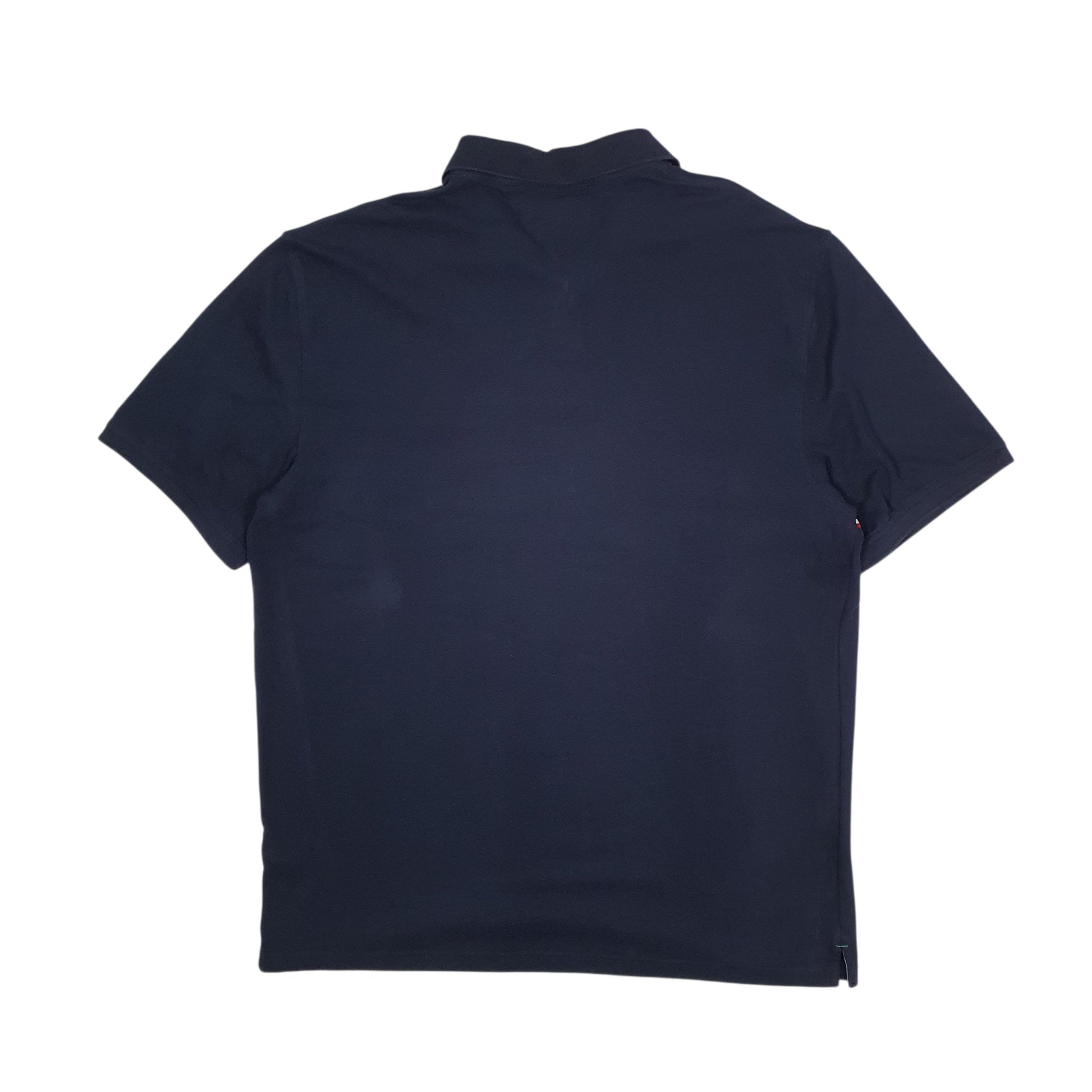 Mens Navy Tommy Hilfiger  Crewneck Polo Shirt