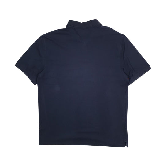 Mens Navy Tommy Hilfiger  Crewneck Polo Shirt