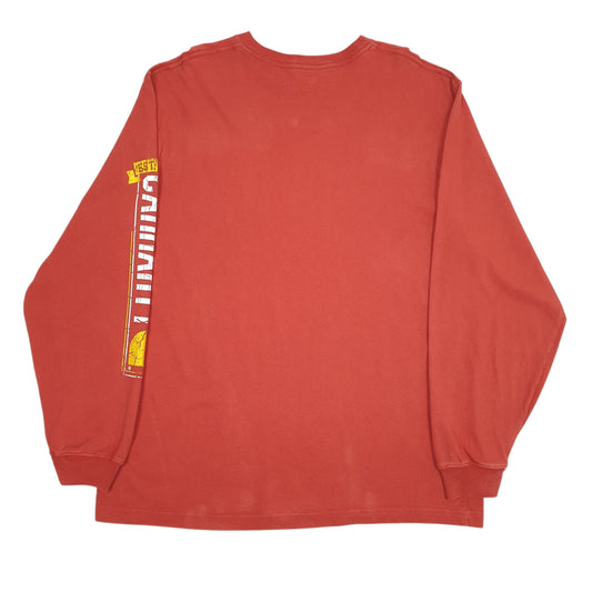 Mens Red Carhartt   T Shirt