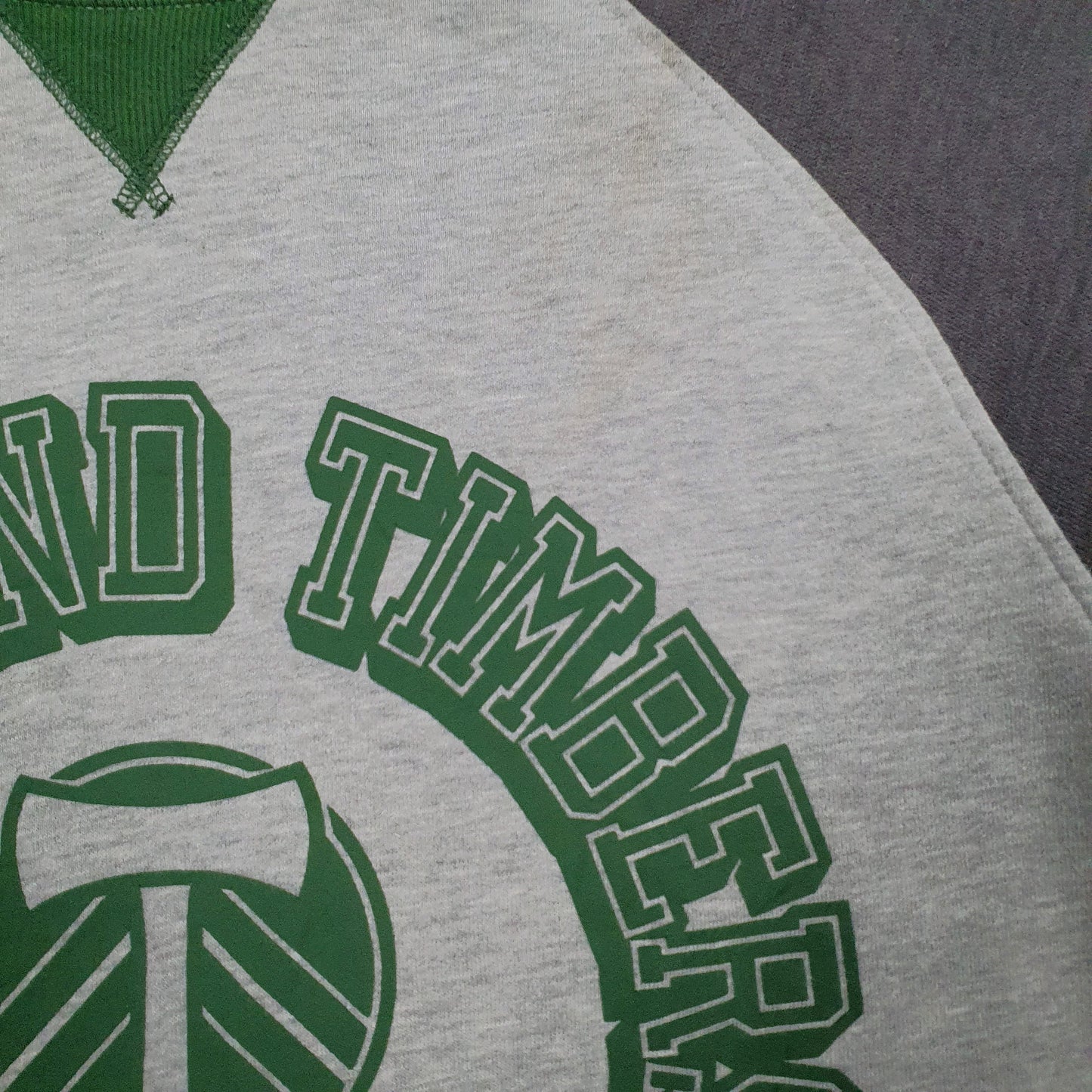 Mens Grey Adidas Portland Timbers Crewneck Jumper