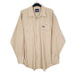 Mens Beige Wrangler  Long Sleeve Shirt