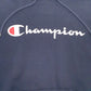 Mens Navy Champion Spellout Hoodie Jumper