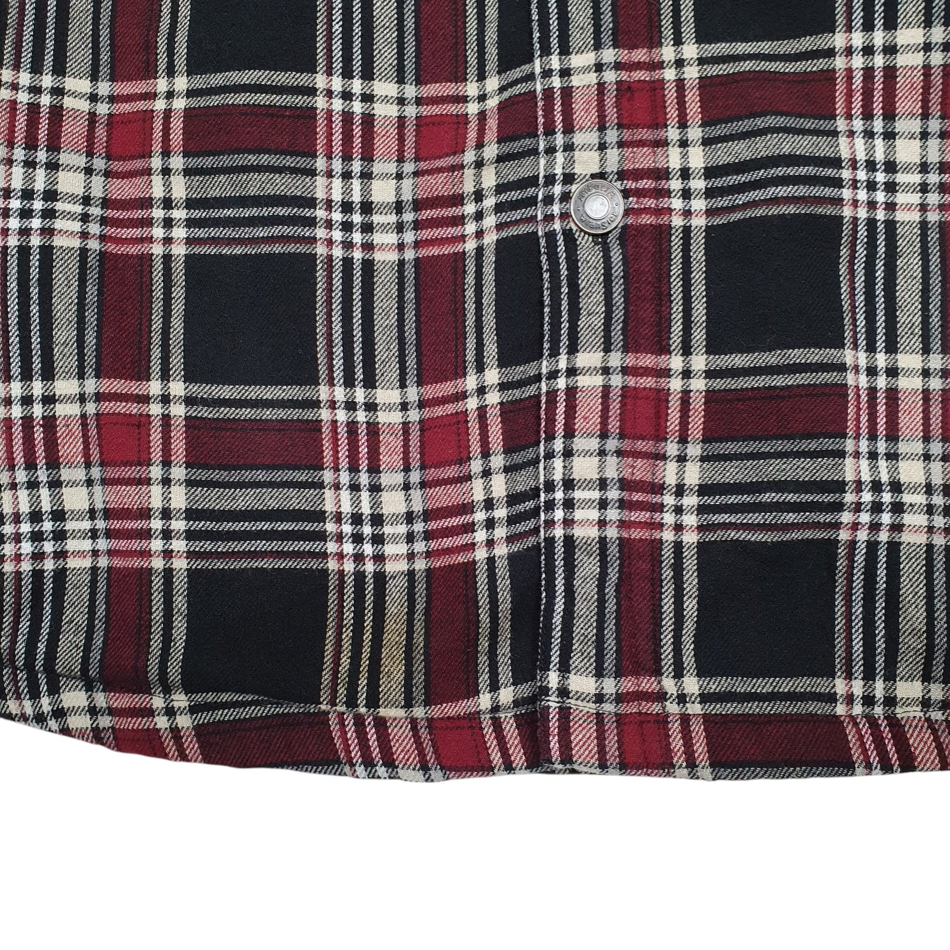 Mens Burgundy Wrangler Overshirt Sherpa Lined  Coat