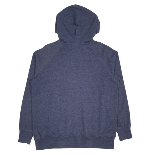 Womens Blue The North Face Spellout Hoodie Jumper