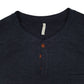 Mens Purple Taohuadao Henley  T Shirt