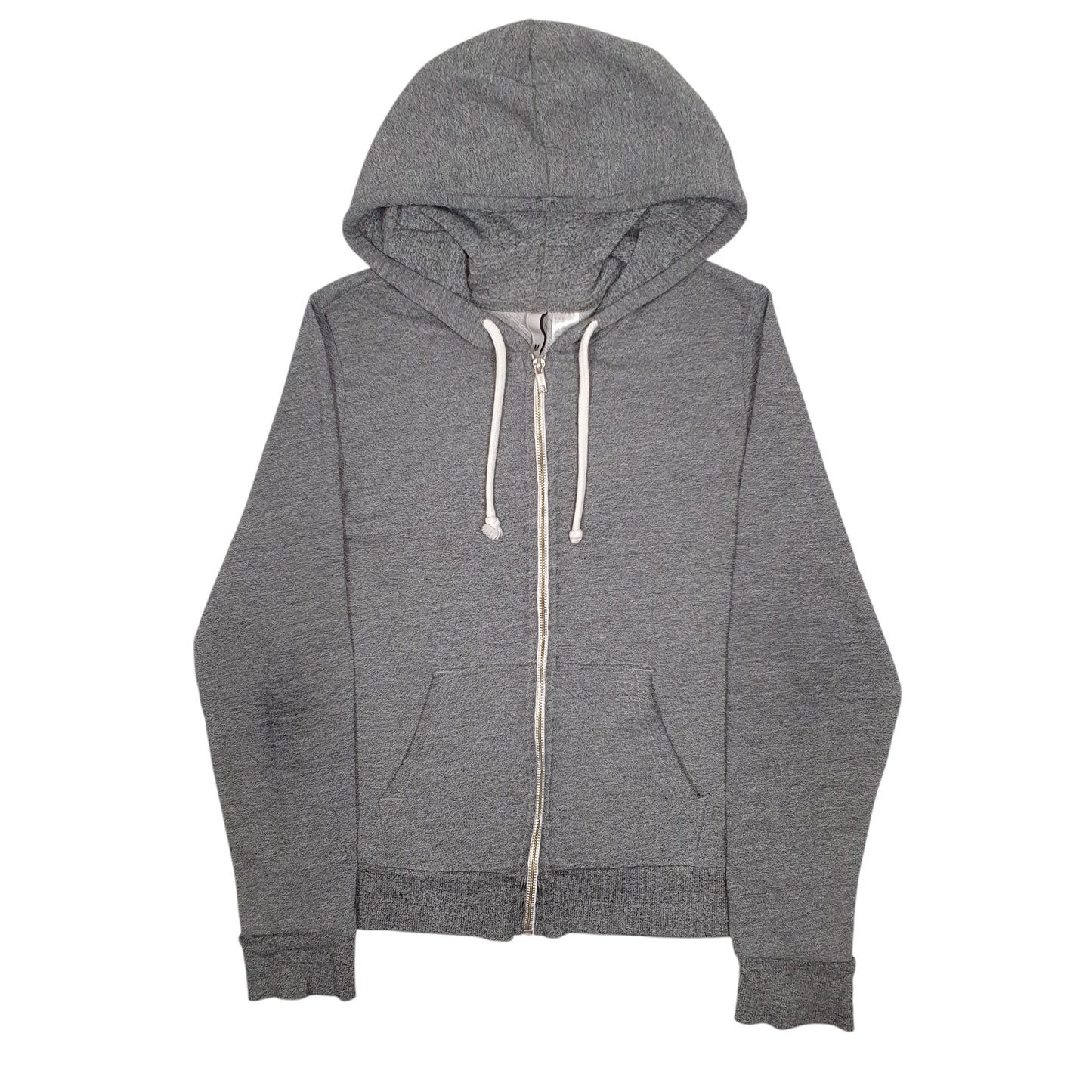 Womens Grey H&M Hoodie Full Zip Jumper