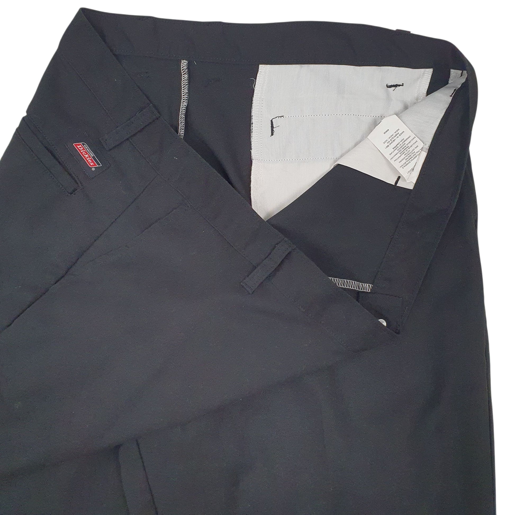 Mens Black Dickies Workwear  Trousers