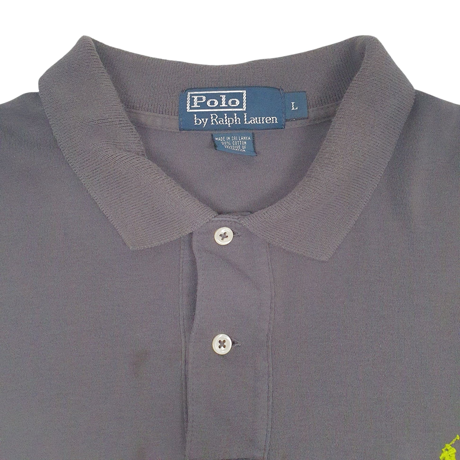 Mens Grey Polo Ralph Lauren   Polo Shirt
