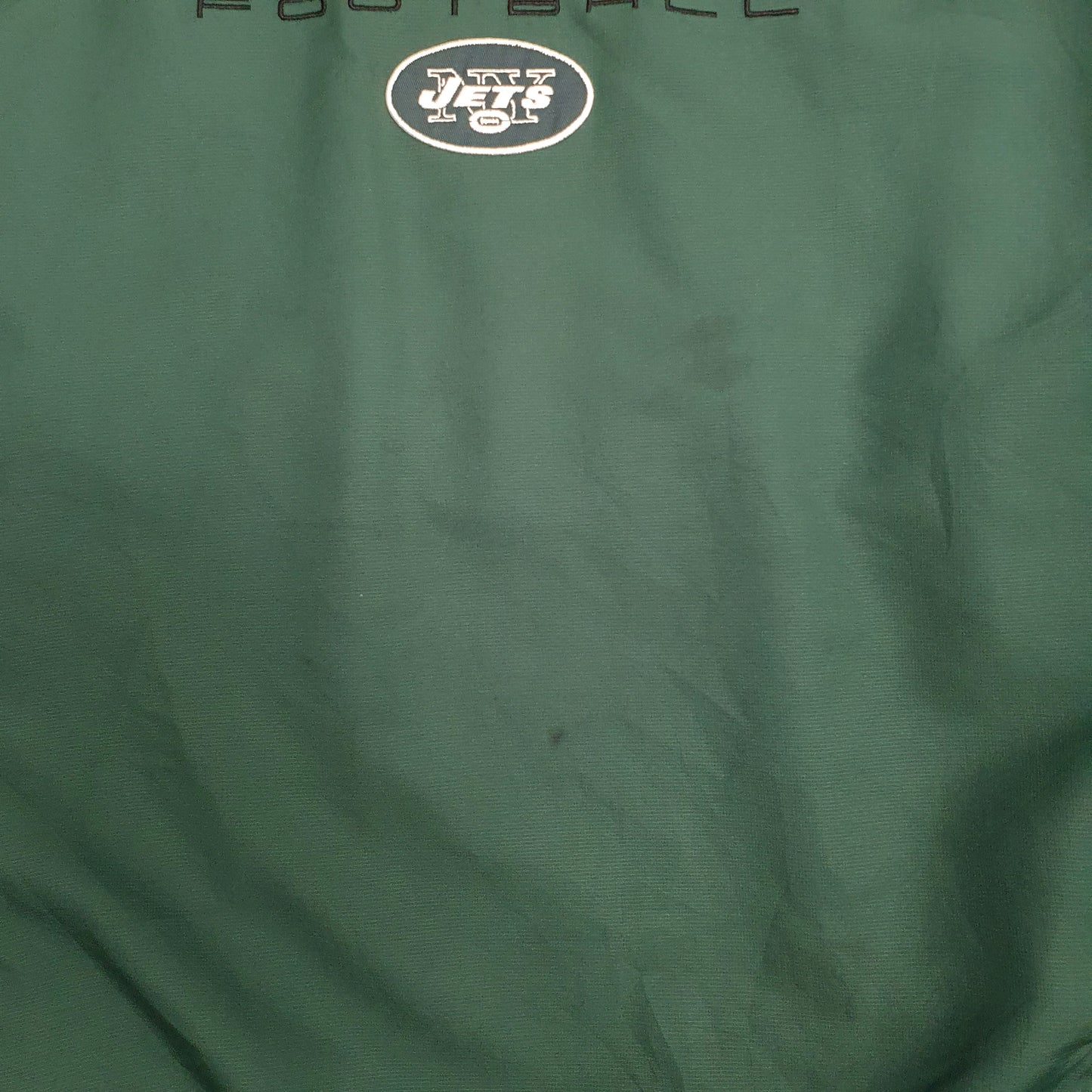 Mens Green NFL NY Jets Football Pullover  Coat