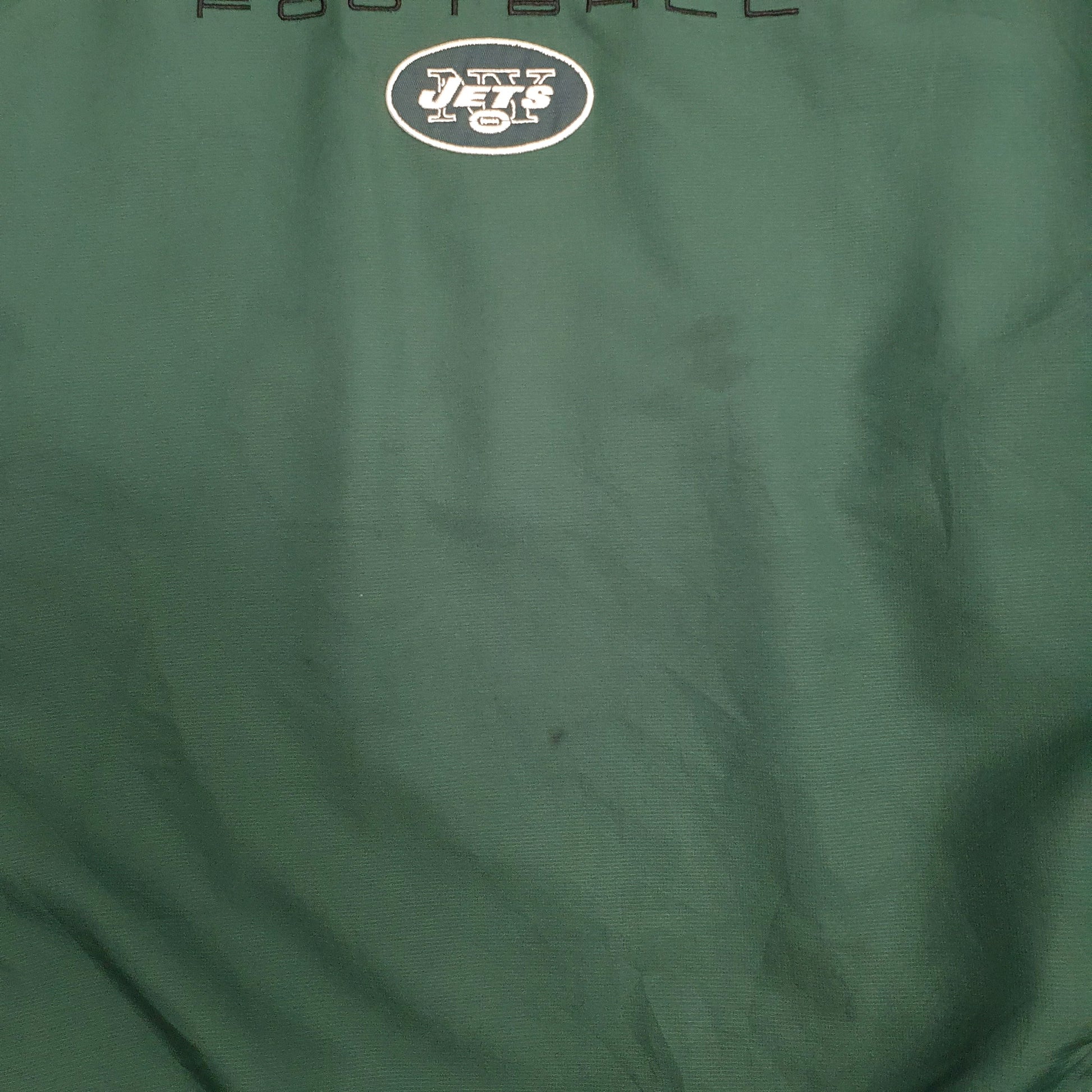 Mens Green NFL NY Jets Football Pullover  Coat