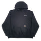 Mens Black Carhartt  Hoodie Jumper