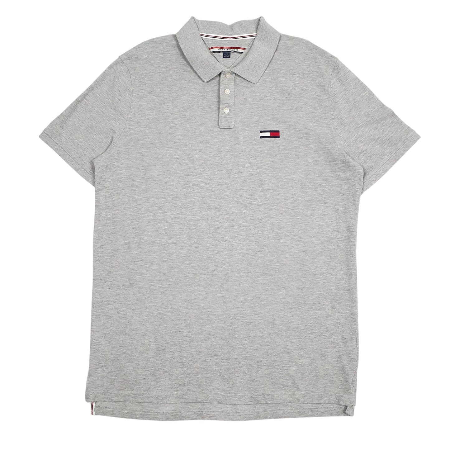 Mens Grey Tommy Hilfiger  Short Sleeve Polo Shirt