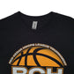 Mens Black Gildan Red Cedars Basketball  T Shirt