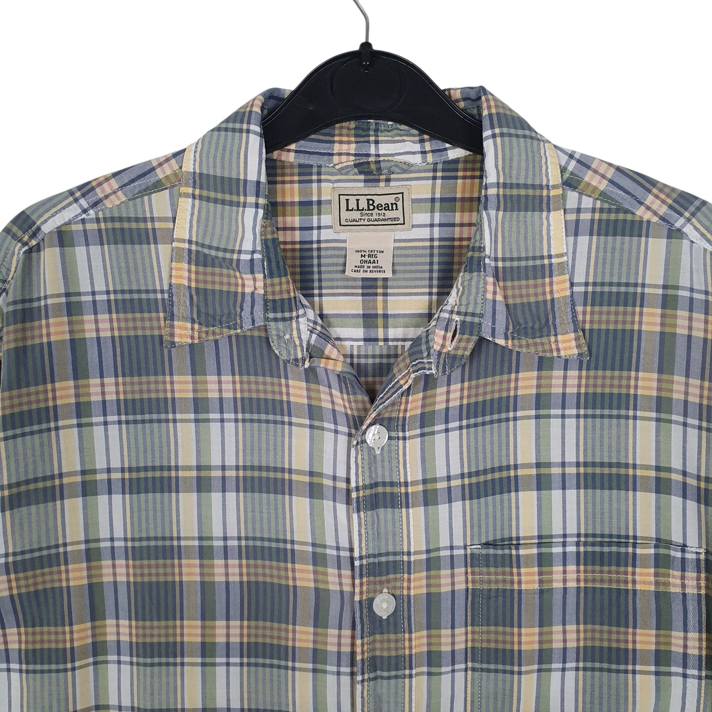 Mens Green L.L.Bean   Shirt