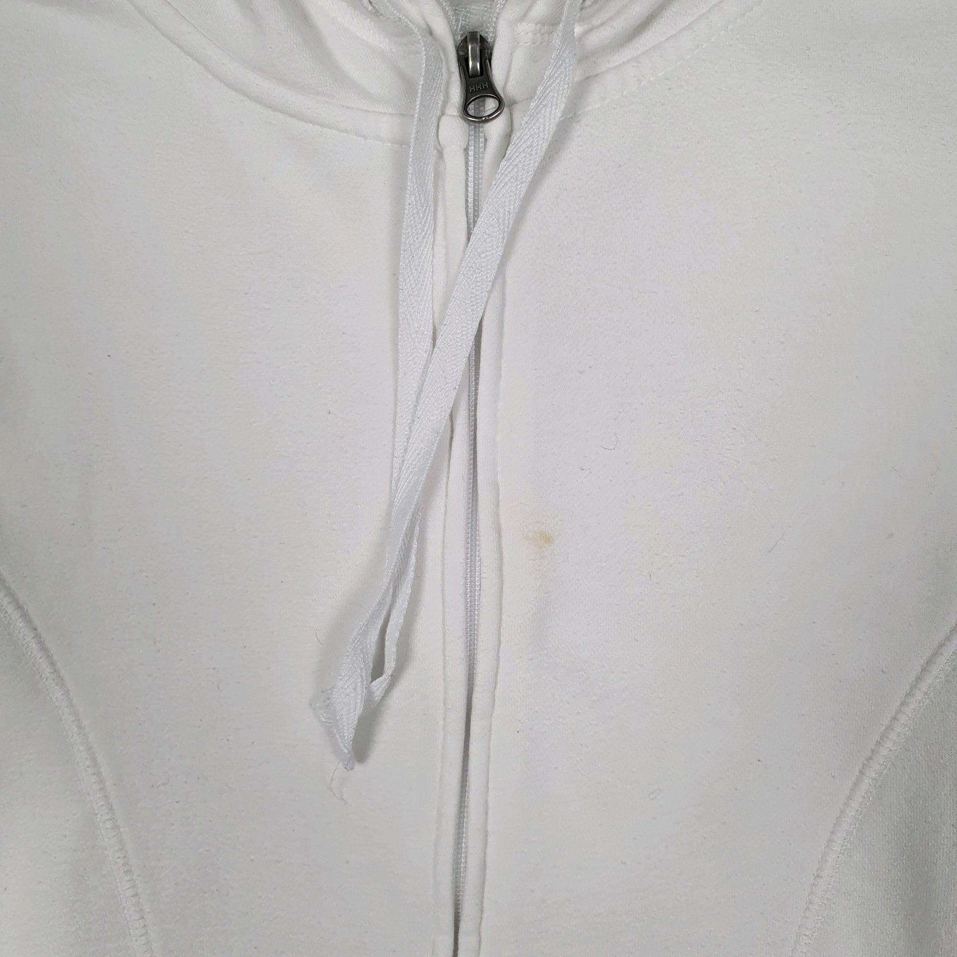 Womens White Champion Hoodie Full Zip Jumper