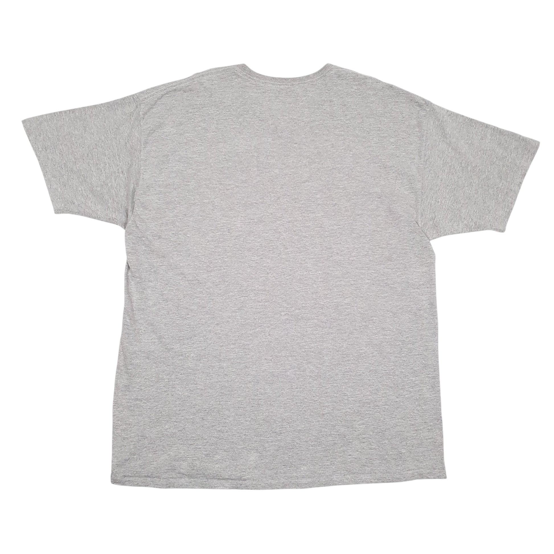 Mens Grey Champion Spellout  T Shirt