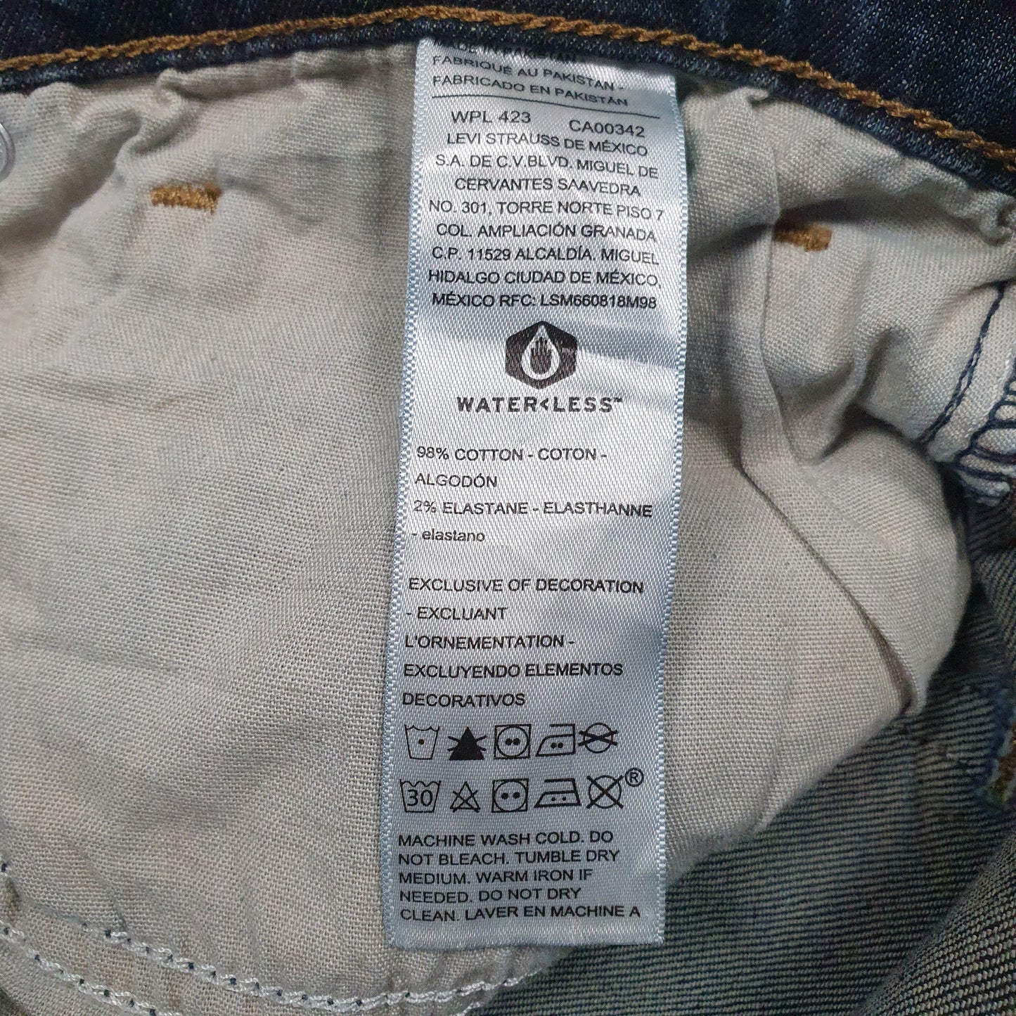 Mens Blue Levis Straight  Jeans