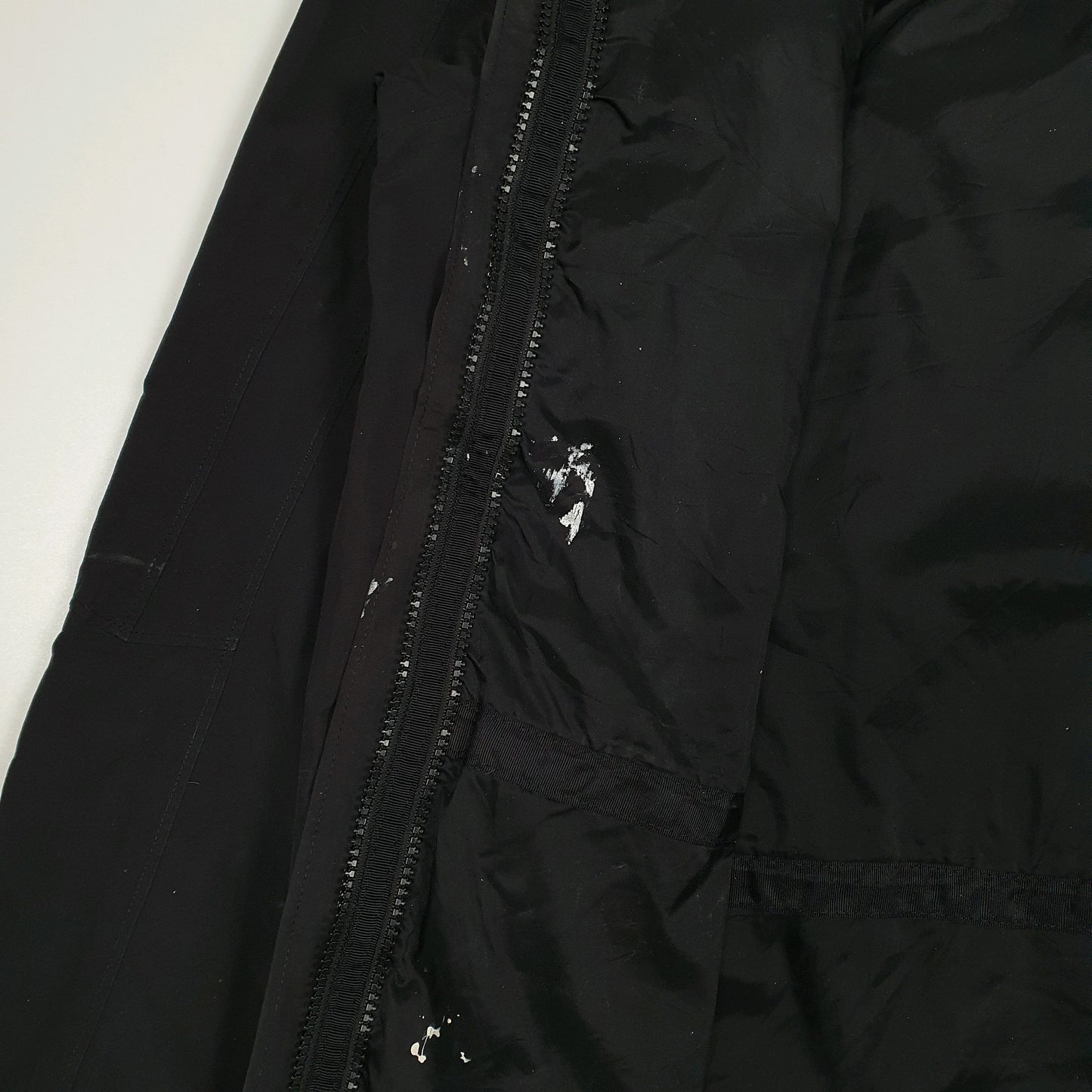 Mens Black The North Face Hyvent Crewneck Coat