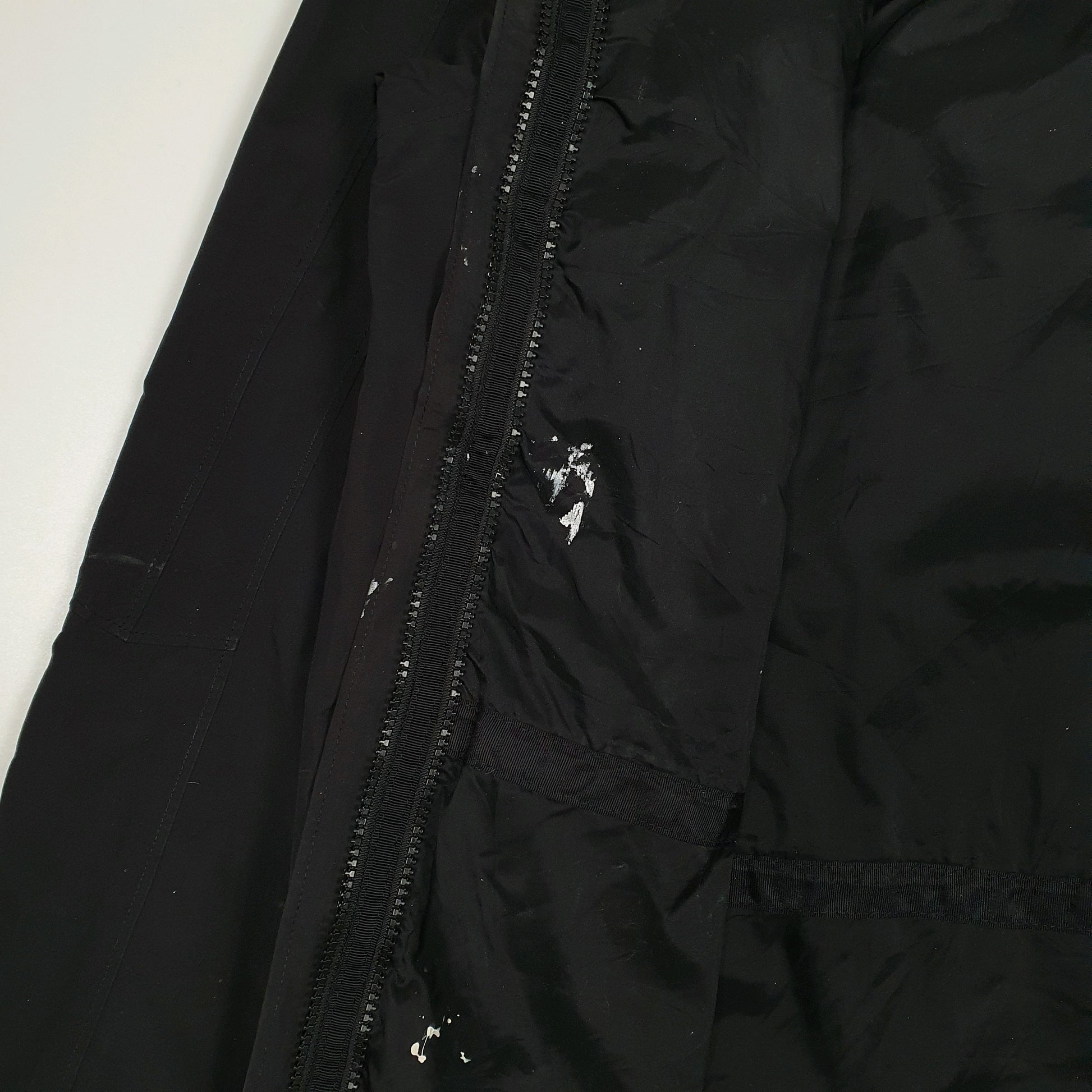 Mens Black The North Face Hyvent Crewneck Coat