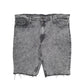 Mens Grey Levis 511 Acid Wash Cut Off Denim Shorts