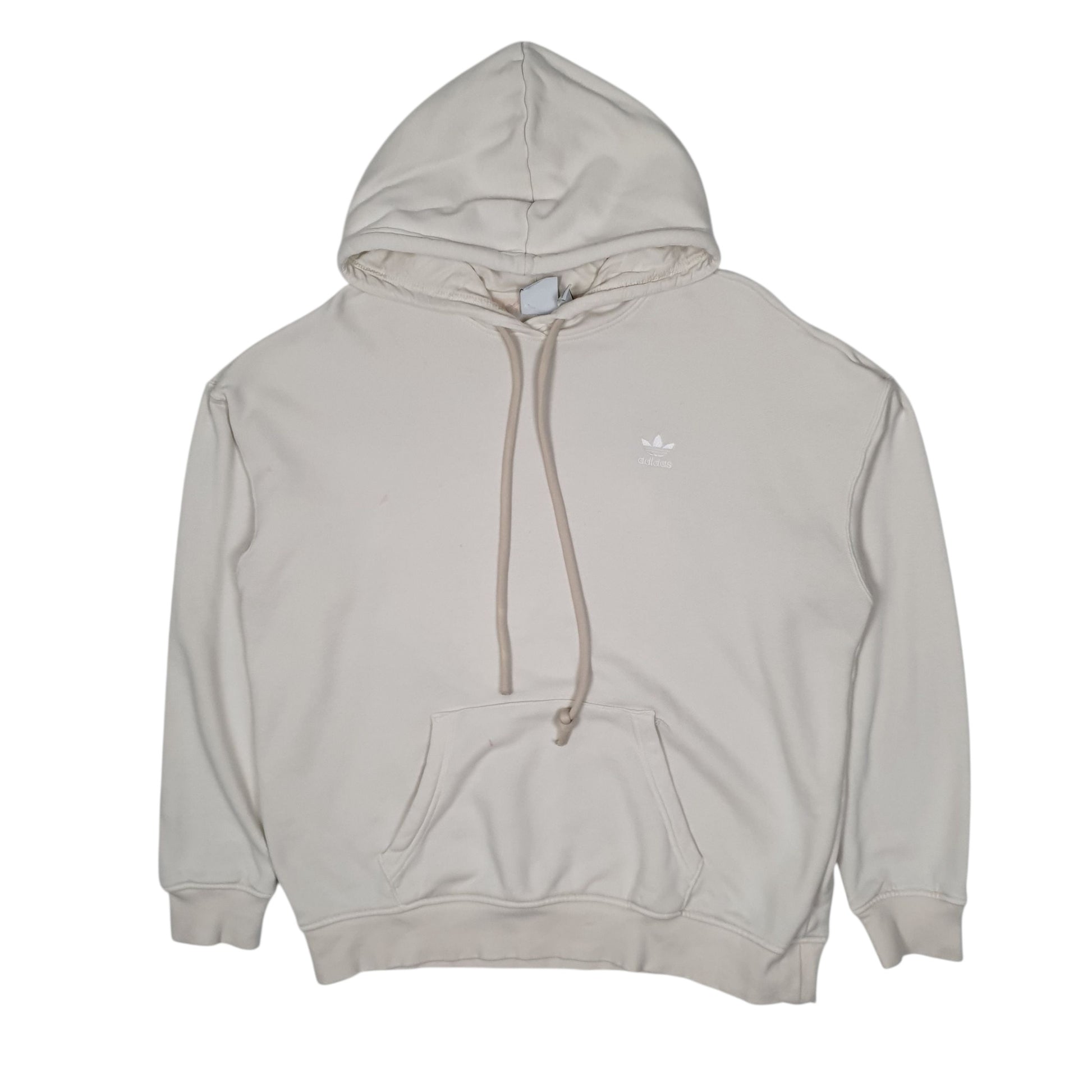 Womens Cream Adidas  Hoodie Jumper