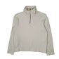 Womens Cream Champion  Quarter Zip Jumper
