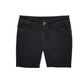 Womens Black Tommy Hilfiger Skinny Denim Shorts