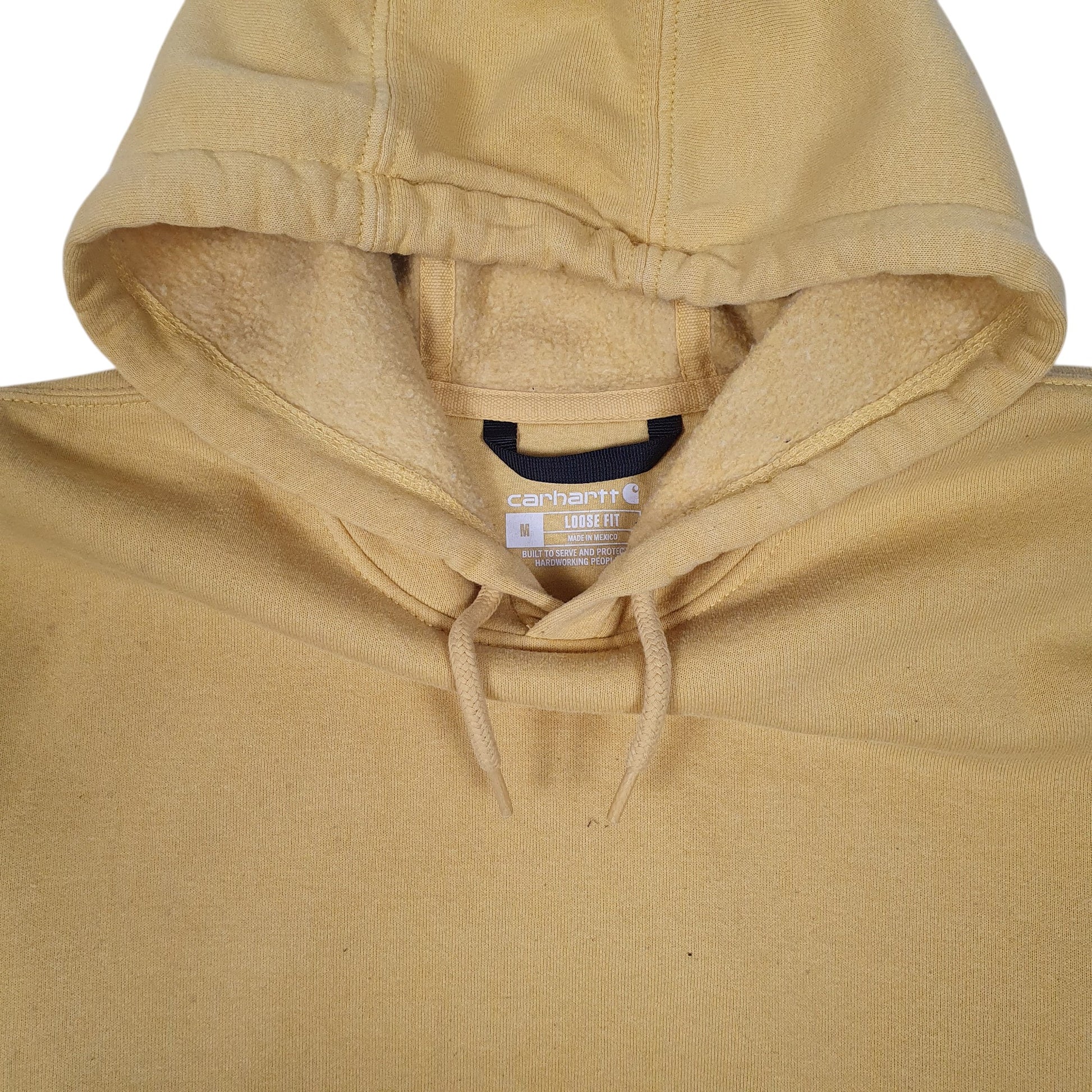 Mens Yellow Carhartt  Hoodie Jumper