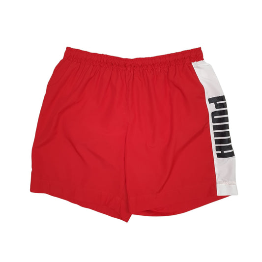 Mens Red Puma  Sport Shorts