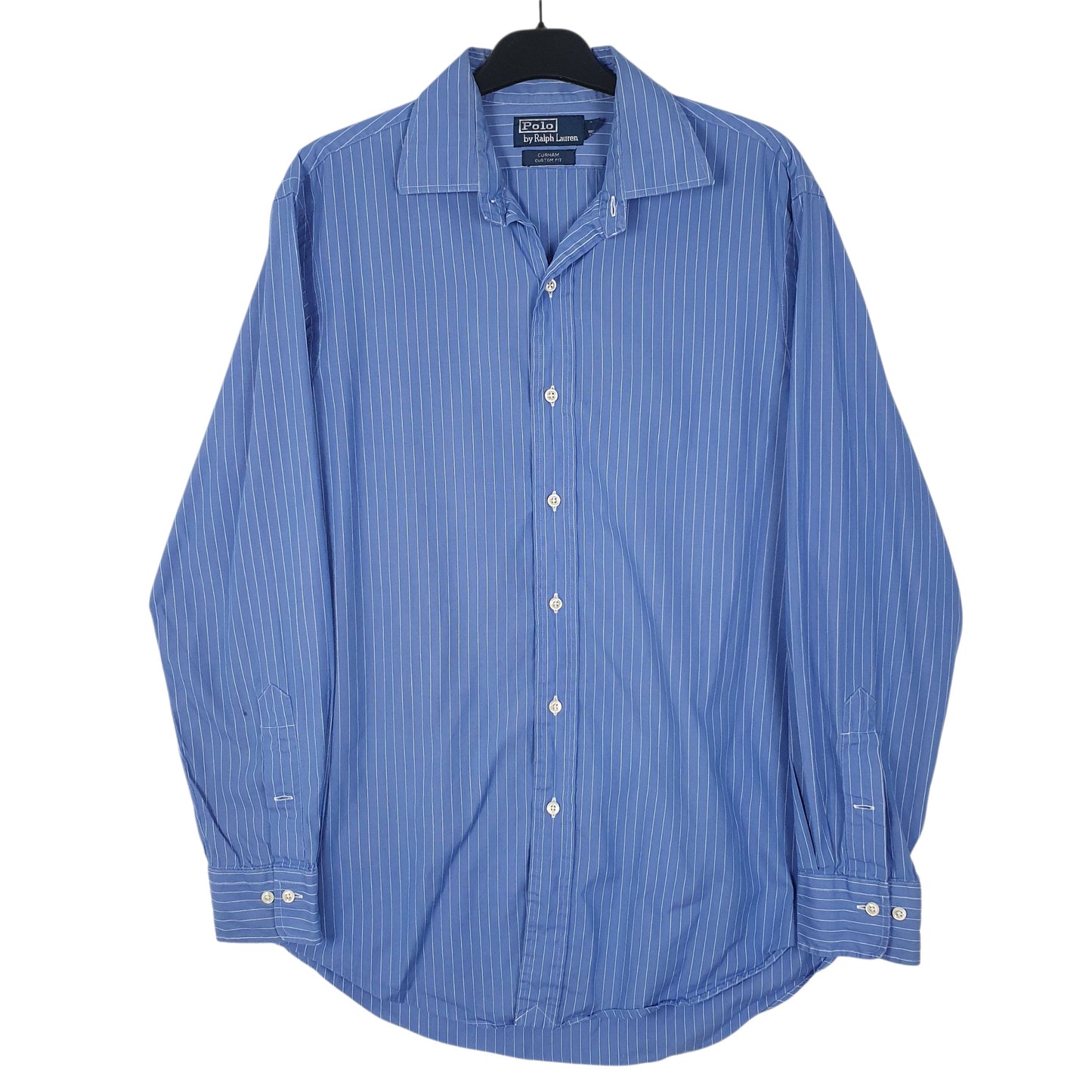 Mens Blue Polo Ralph Lauren Vintage Curham Long Sleeve Shirt