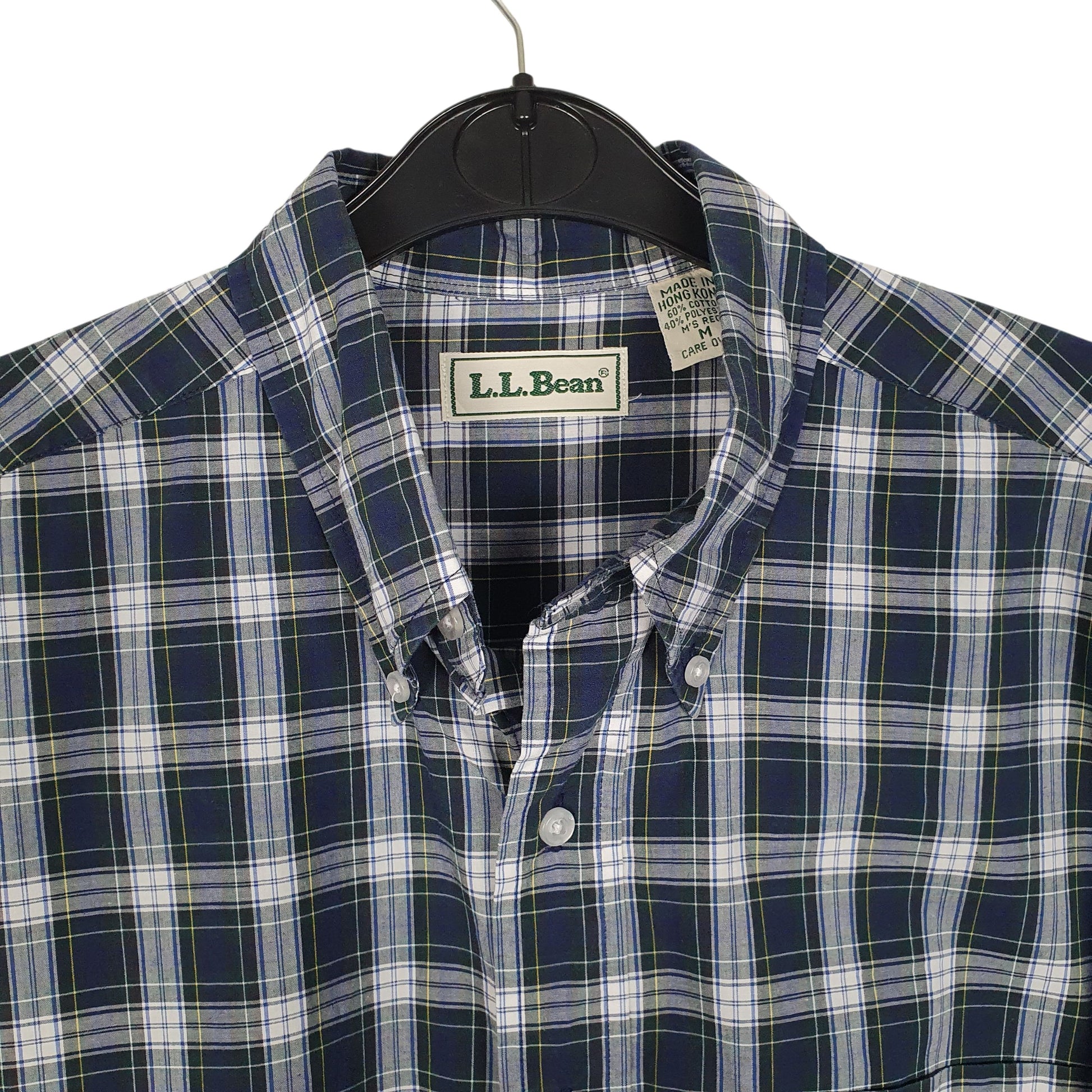 Mens Navy L.L.Bean Vintage 90s  Shirt