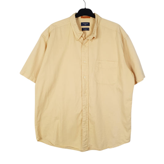 Mens Yellow Dockers  Short Sleeve Shirt