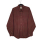 Mens Burgundy L.L.Bean  Long Sleeve Shirt