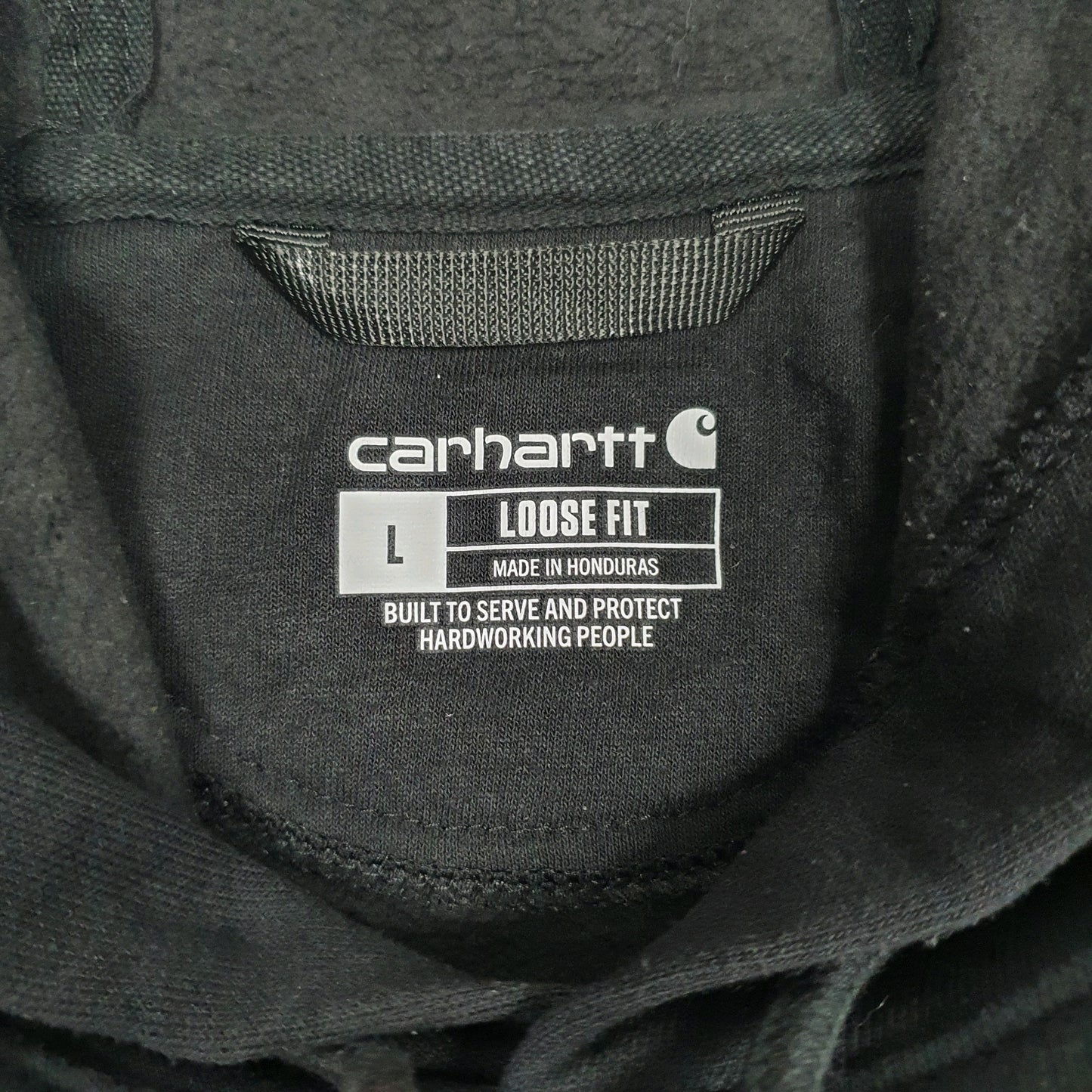 Mens Black Carhartt  Hoodie Jumper
