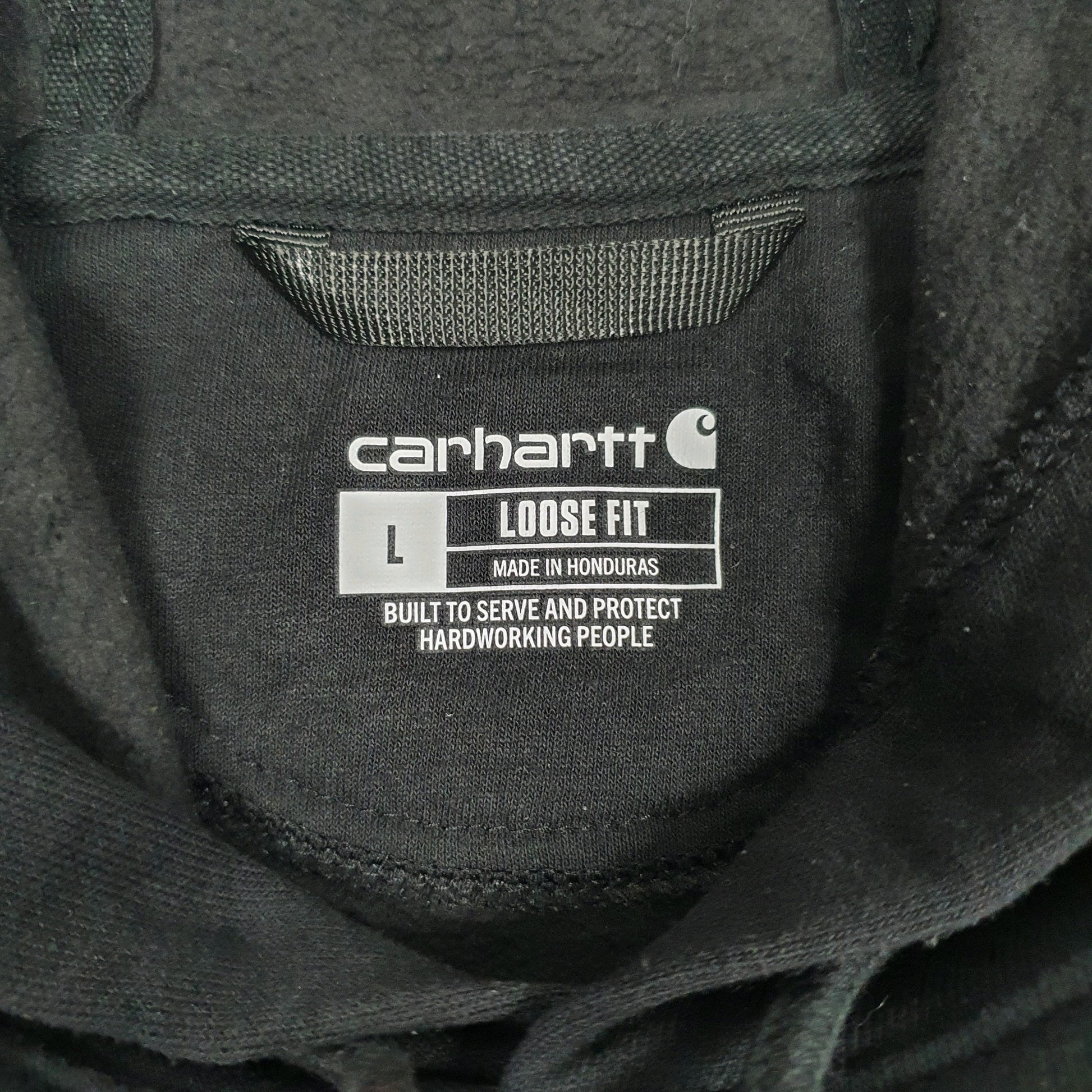 Mens Black Carhartt  Hoodie Jumper