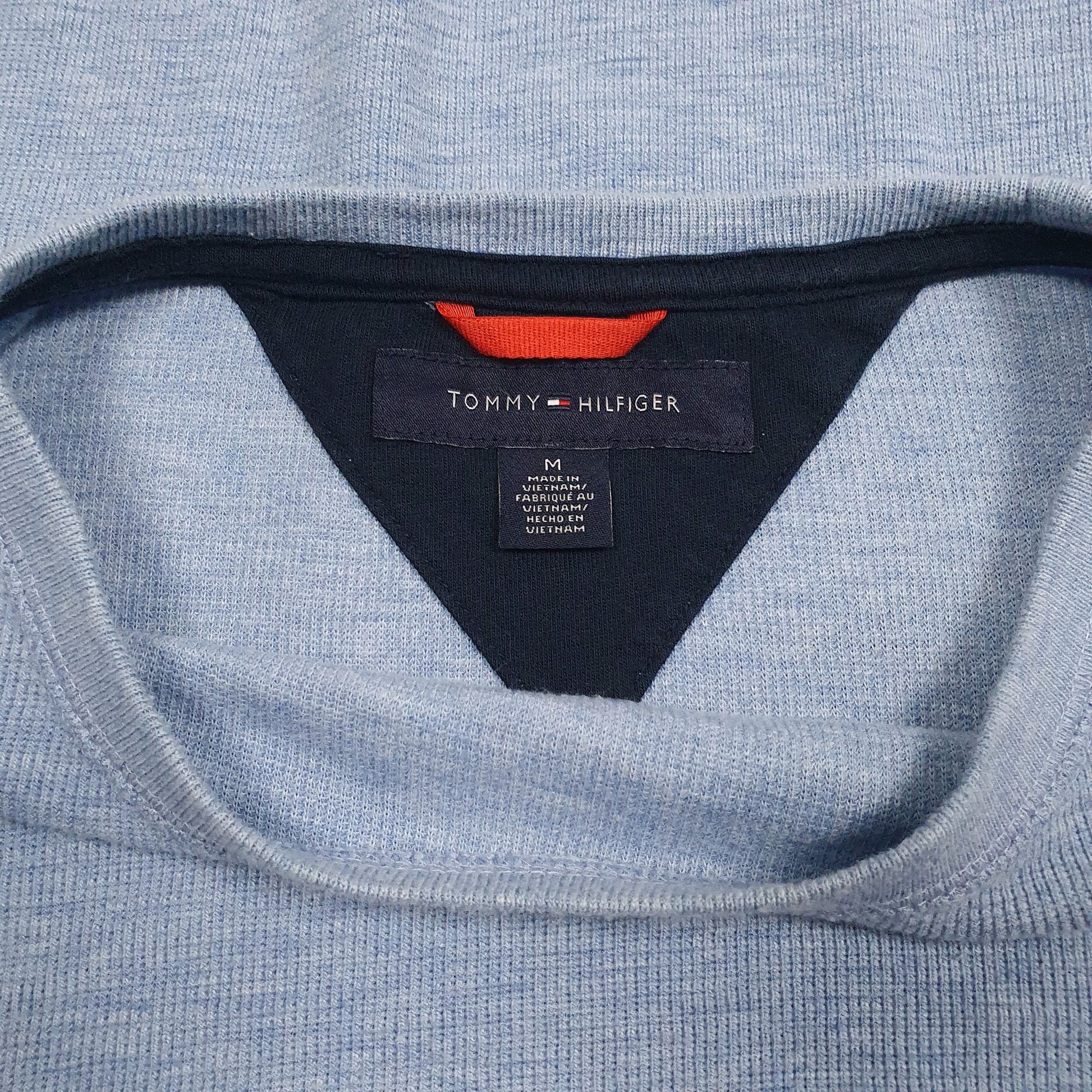Mens Blue Tommy Hilfiger  Crewneck Jumper