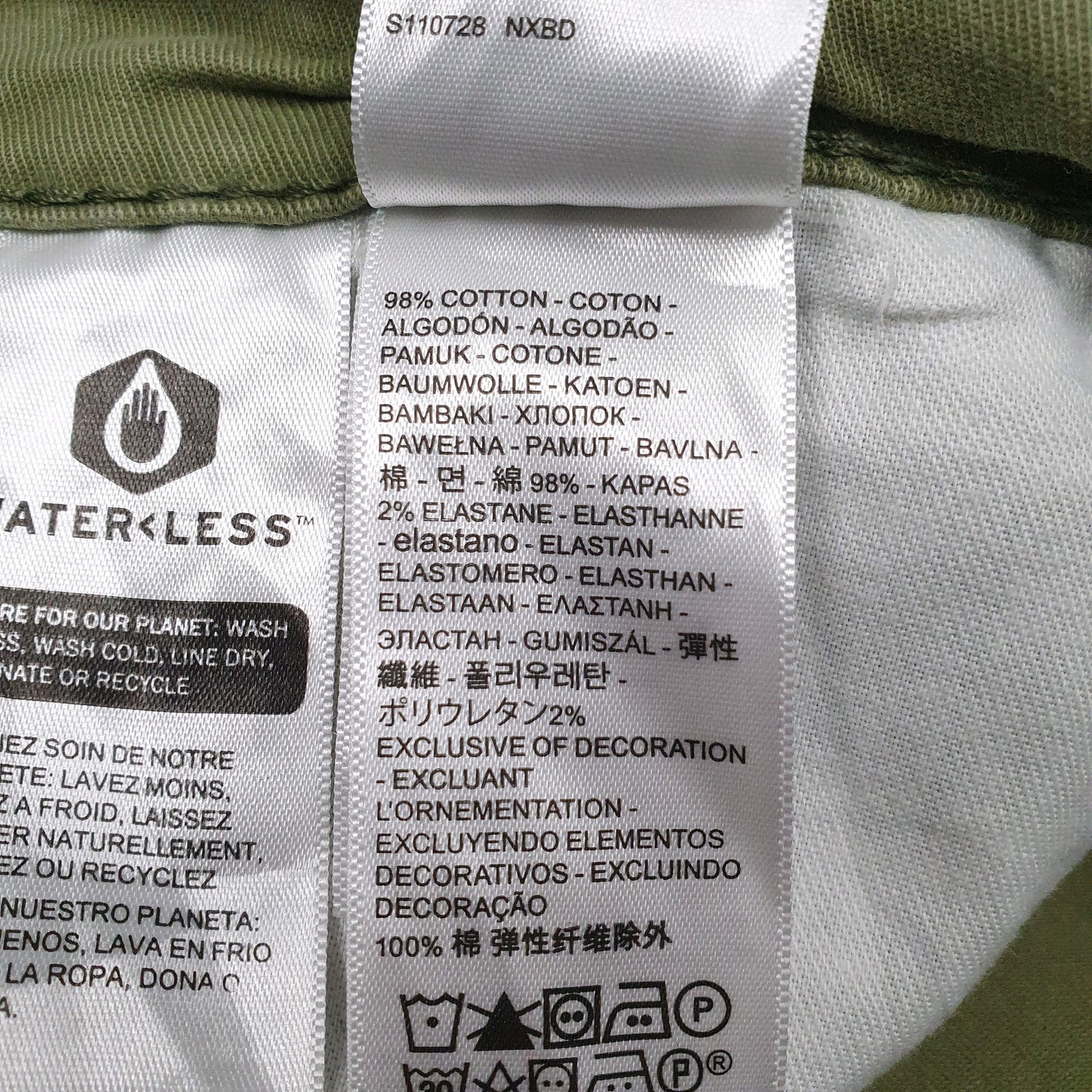 Mens Green Levis 514  Trousers