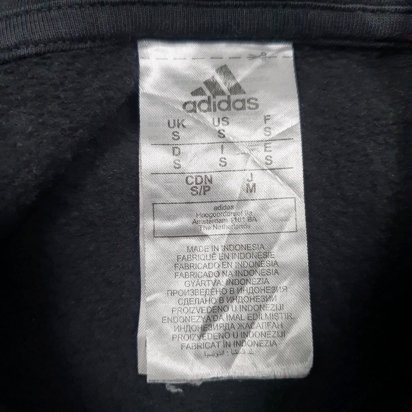 Mens Black Adidas  Hoodie Jumper